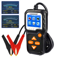 Тестер аккумуляторных батарей Konnwei KW650 6-12v, black