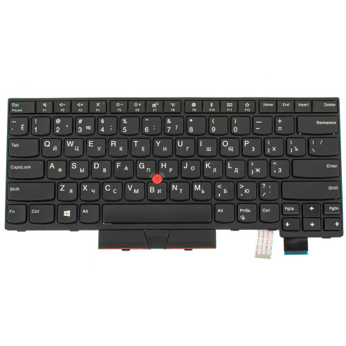 Клавіатура для ноутбука LENOVO (ThinkPad: T480) rus, black (оригінал)
