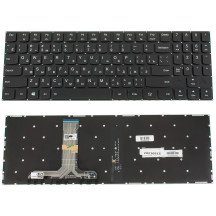 Клавіатура для ноутбука LENOVO (Legion: Y540-15) rus, black, без фрейму, підсвічування клавіш (оригінал) (black bezzel)