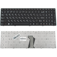Клавиатура для ноутбука LENOVO (Y570) rus, black, black frame