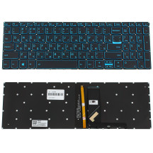 Клавіатура для ноутбука LENOVO (IdeaPad: L340-15 series) rus, onyx black, без фрейму, підсвічування клавіш (DARK BLUE)  (ОРИГИНАЛ)