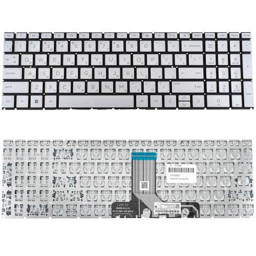 Клавіатура для ноутбука HP (Pavilion: 15-EG, 15-EH) rus, silver, без фрейму