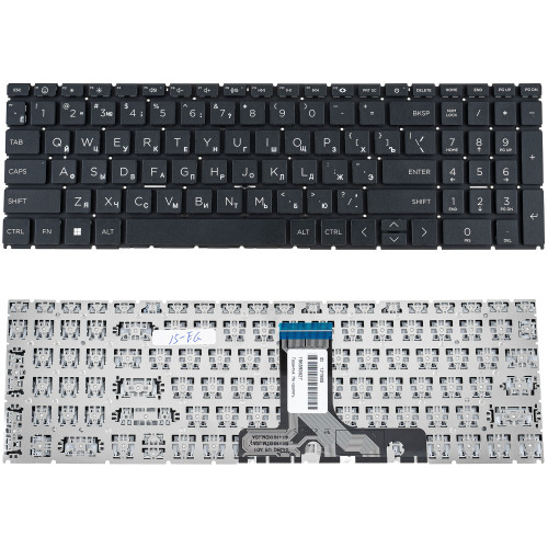 Клавіатура для ноутбука HP (Pavilion: 15-EG, 15-EH) rus, black, без фрейму