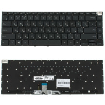 Клавіатура для ноутбука ASUS (UX5400), rus, blue, без фрейму, підсвічування клавіш