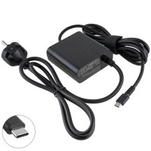 Оригінальний блок живлення для ноутбука HP TYPE-C 65W, квадратный, black (з кабелем !)