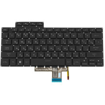 Клавіатура для ноутбука ASUS (GU603Z series) rus, black, без фрейму, підвіска клавіш