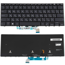 Клавиатура для ноутбука ASUS (B3302 series) rus, black, без фрейма