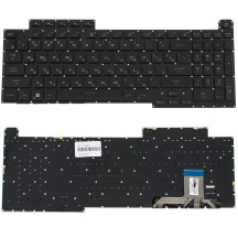 Клавиатура для ноутбука ASUS (G713 series 2022 year) rus, black, без фрейма, подсветка клавиш (RGB Per-key)