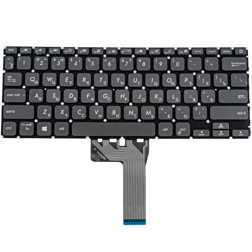Клавиатура для ноутбука ASUS (X409 series) rus, gray, без фрейма, подсветка клавиш