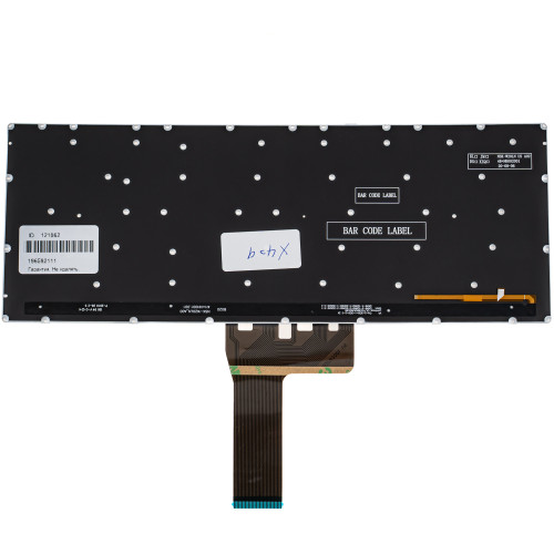 Клавиатура для ноутбука ASUS (X409 series) rus, gray, без фрейма, подсветка клавиш