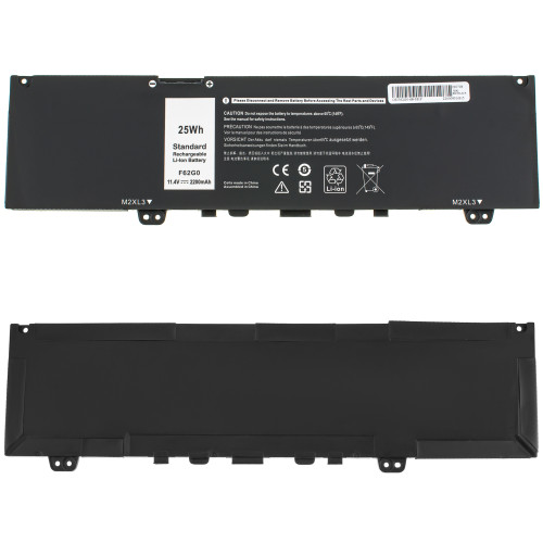 Батарея для ноутбука DELL F62G0 (Inspiron 13 5370, 7370, 7386) 11.4V 2200mAh Black