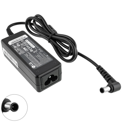 Блок питания для монитора LG 12V, 2A, 24W, 6.5*4.4мм+PIN, black (без сетевого кабеля!)