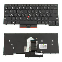 б/в.  Клавіатура для ноутбука LENOVO (ThinkPad Edge: E330, E335, E430, E435, E445) rus, black