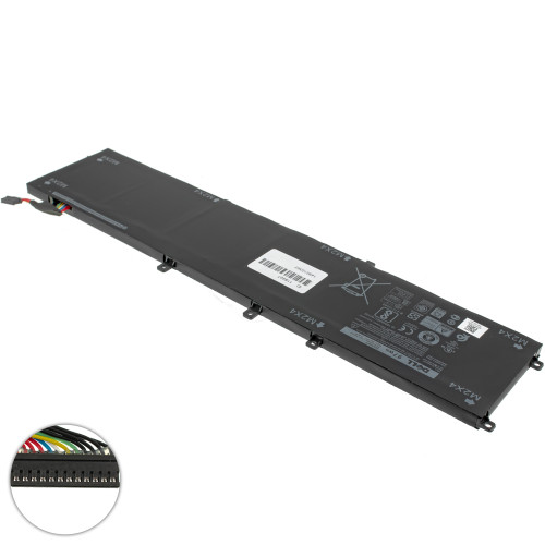 Оригінальна батарея для ноутбука DELL GPM03 (XPS 15 9550 (ВЕРСІЯ 2), 9560, 9570) 11.4V 8333mAh 97Wh Black