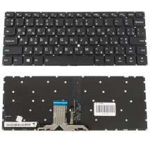 Клавиатура для ноутбука LENOVO (IdeaPad 710S-13) rus, black, без фрейма, подсветка клавиш