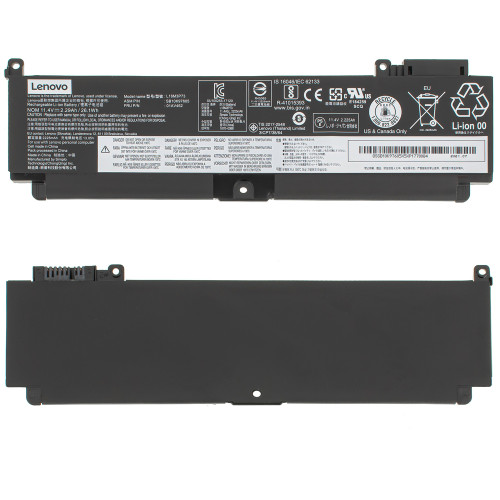 Оригинальная батарея для ноутбука LENOVO 01AV462 (ThinkPad T460s, T470s) 11.4V 2310mAh 26Wh Black