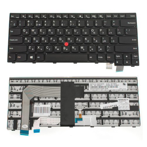 Клавиатура для ноутбука LENOVO (ThinkPad: T460S, T470S) rus, black (ОРИГИНАЛ)