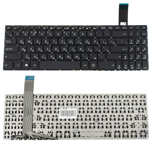 Клавиатура для ноутбука ASUS (X570 series) rus, black, без фрейма (ОРИГИНАЛ)