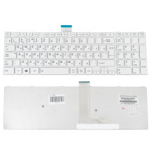 Клавіатура для ноутбука TOSHIBA (L50D, L55) rus, white
