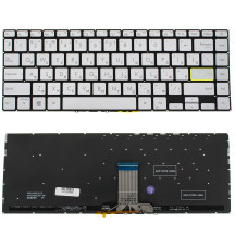 Клавиатура для ноутбука ASUS (X421 series) rus, silver, без фрейма, подсветка клавиш