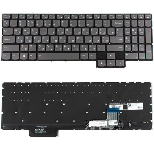 Клавиатура для ноутбука LENOVO (Legion: S7-15 series), rus, black, подсветка клавиш, без фрейма