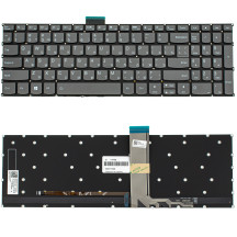 Клавіатура для ноутбука Lenovo (IdeaPad: Slim 7-15 series), rus, black, без кадру, підсвічування клавіш