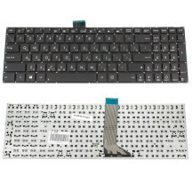 Клавіатура для ноутбука ASUS (X502, X551, X553, X555, S500, TP550) rus, black, без фрейма, з кріпленнями (оригінал)