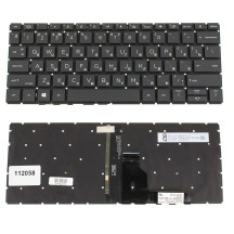 Клавіатура для ноутбука HP (ProBook: 430 G8, 435 G8) rus, black, без фрейма, підсвічування клавіш
