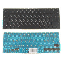 Клавіатура для ноутбука APPLE (MacBook Pro Retina: A1708 (2016-2017)) rus, black, BIG Enter, оригінал)