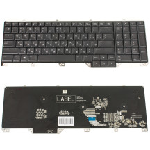 Клавіатура для ноутбука DELL (Alienware: 17 R4, 17 R5) rus, black, підсвічування клавіш(RGB) - версія 2