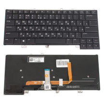 Клавиатура для ноутбука DELL (Alienware: 15 R3, 15 R4, 13 R3) rus, black, подсветка клавиш (RGB)