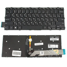 Клавіатура для ноутбука DELL (Inspiron: 5480, 5488, 5481, 5482) rus, black, без фрейма, підсвічування клавіш(оригінал)