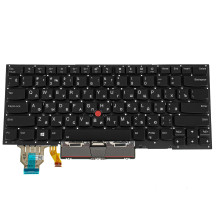 Клавиатура для ноутбука LENOVO (ThinkPad: X1 Carbon 8th Gen) rus, black, без фрейма, подсветка клавиш