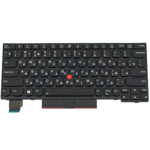 Клавіатура для ноутбука LENOVO (ThinkPad: X13) rus, black, підсвічування клавіш