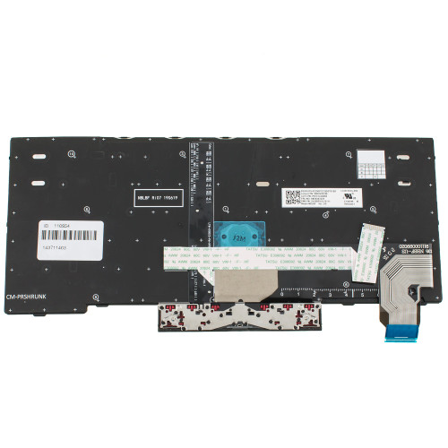 Клавіатура для ноутбука LENOVO (ThinkPad: X13) rus, black, підсвічування клавіш