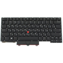 Клавиатура для ноутбука LENOVO (ThinkPad: E14 Gen 2) rus, black, без фрейма, подсветка клавиш