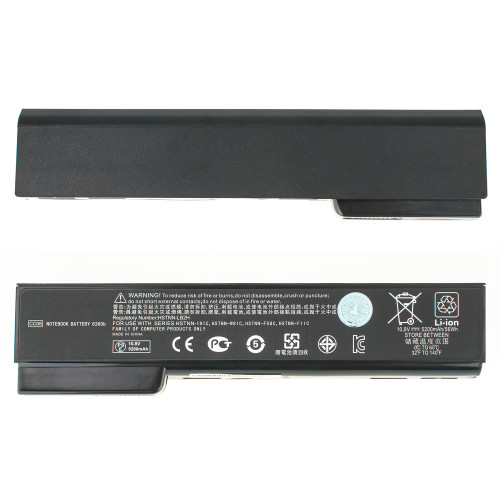 Батарея для ноутбука HP CC06 (EliteBook: 8460p, 8460w, 8470p, Probook: 4445s, 4446s, 6360b, 6460b, 6465b, 6560b, 6565b) 10.8V 5200mAh Black