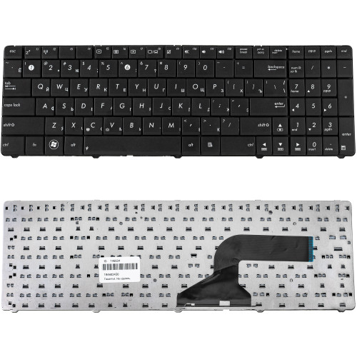 УЦЕНКА Клавіатура для ноутбука ASUS (A52, K52, X54, N53, N61, N73, N90, P53, X54, X55, X61), rus, black (N53 version)
