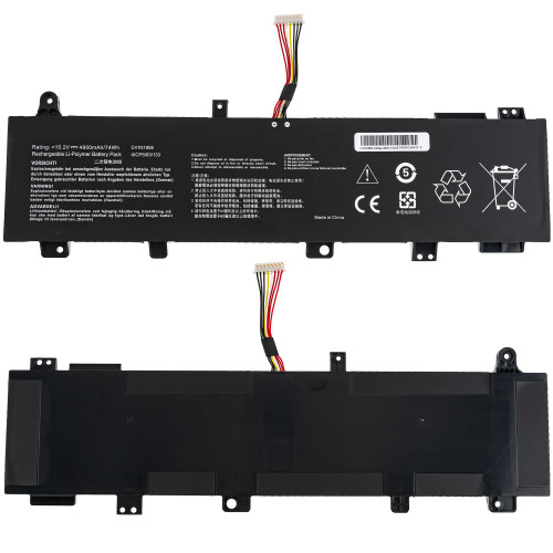 Батарея для ноутбука ASUS C41N1906-1 (ROG Zephyrus Duo 15 GX550LXS) 15.2V 4900mAh Black