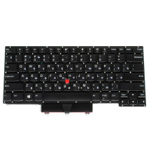Клавіатура для ноутбука LENOVO (ThinkPad: E14 1Gen) rus, black, без фрейма