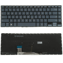 Клавиатура для ноутбука ASUS (W700 series) eng, black, без фрейма, подсветка клавиш