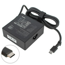 Оригінальний блок живлення для ноутбука ASUS TYPE-C 100W, квадратный, black (нужен кабель!)