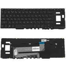 Клавіатура для ноутбука ASUS (GX551 series) rus, black, без фрейму, підсвічування клавіш