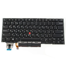 Клавиатура для ноутбука LENOVO (ThinkPad: X1 Carbon 7th Gen) rus, black, без фрейма, подсветка клавиш