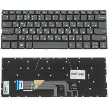 Клавіатура для ноутбука LENOVO (Yoga 530-14ARR, 530-14IK ) rus, dark gray, без фрейма