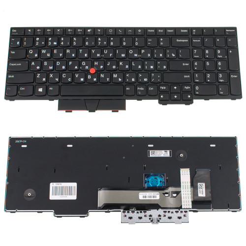 Клавіатура для ноутбука LENOVO (ThinkPad L15) rus, black