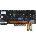 Клавіатура для ноутбука LENOVO (ThinkPad P1 Gen 3) rus, black, без кадру, підсвічування клавіш