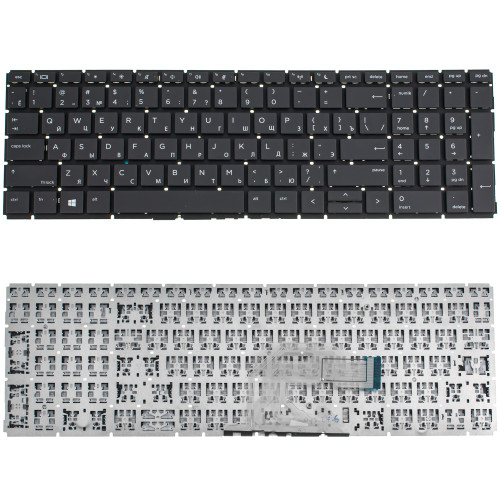 Клавіатура для ноутбука HP (ProBook: 450 G6, 455 G6) rus, black, без фрейма (оригінал)
