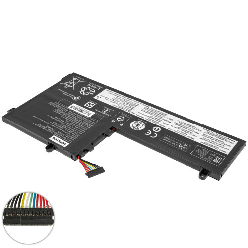 Оригінальна батарея для ноутбука LENOVO L17M3PG2 LONG CABLE 80mm (Legion Y730-15ICH, Y740-15ICH) 11.52V 4955mAh 57Wh Black