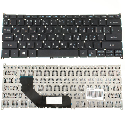 Клавіатура для ноутбука ACER (AS: SF514-51) rus, black, без фрейма (оригінал)